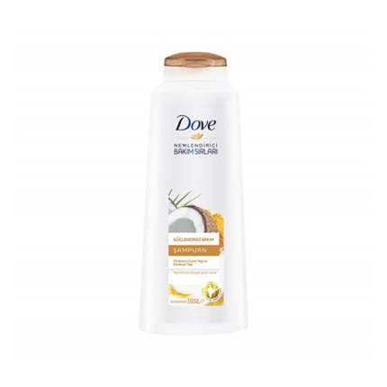 شامپو تقویت کننده موی Dove حاوی عصاره روغن نارگیل و زردچوبه حجم 550 میل
