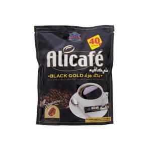 پودر قهوه Alicafe مدل BLACK GOLD بسته 40 عددی