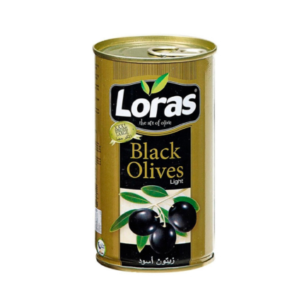 زیتون سیاه با هسته Loras وزن 2.5 کیلوگرم