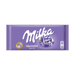 شکلات فرانسوی Milka مدل Alpine Milk وزن 100 گرم