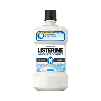 دهان شویه Listerine مدل Advanced White حجم 250 میلی لیتر