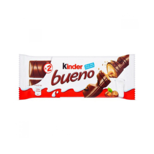 شکلات Kinder مدل Bueno با مغز کرم فندق وزن 43 گرم