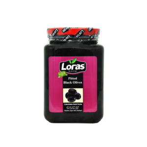 زیتون سیاه بدون هسته Loras وزن 1500 گرم