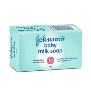 صابون بچه جانسون مدل Baby milk soap وزن 100 گرم بسته 6 عددی