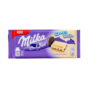 شکلات میلکا مدل Oreo white وزن 100 گرم