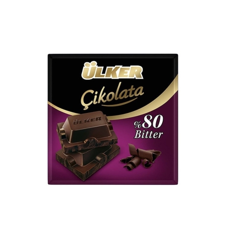 شکلات تلخ 80 درصد اولکر وزن 60 گرم